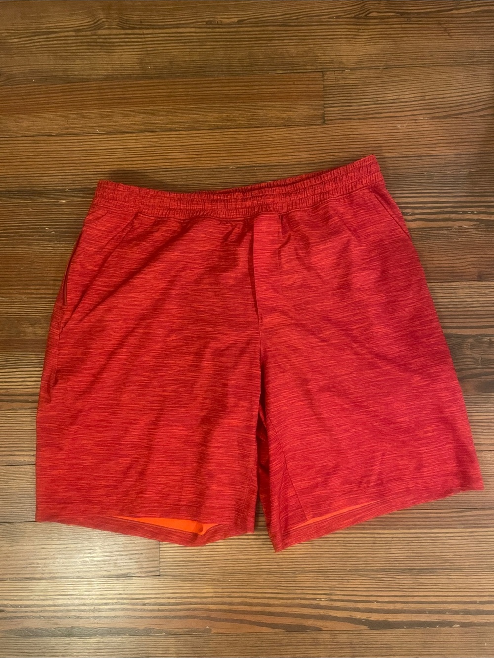Lululemon | Men's Pace Breaker Out of Mind Red 9" Lined Shorts- XL